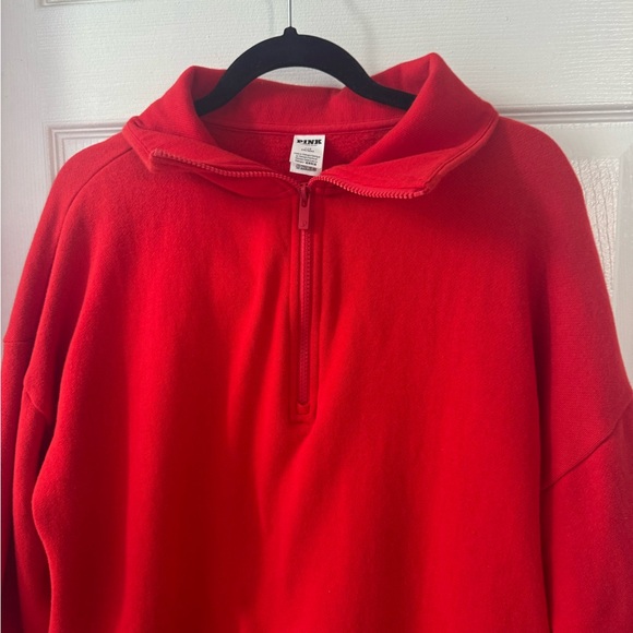 PINK Victoria's Secret Red Seperates sweatshirt and sweatpants - Picture 4 of 7